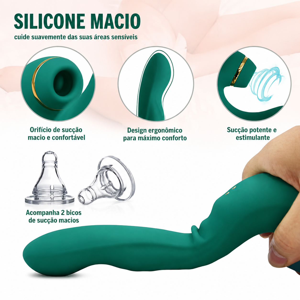Vibrador com Pulsador para Clitóris - foto 5